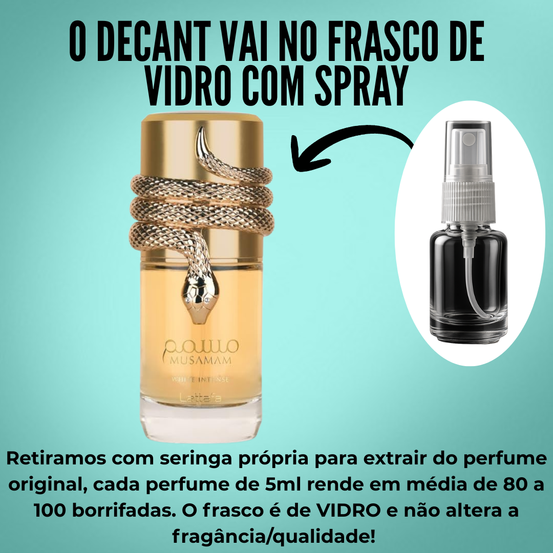 Musamam White Intense Lattafa - Fracionado/Decant 5ml
