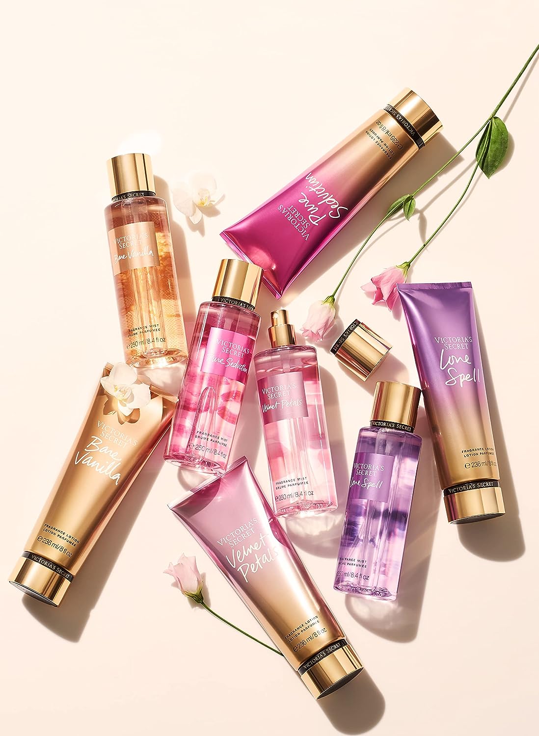 Kit Body Splash + Hidratante Victoria ́s Secret Bare Vanilla