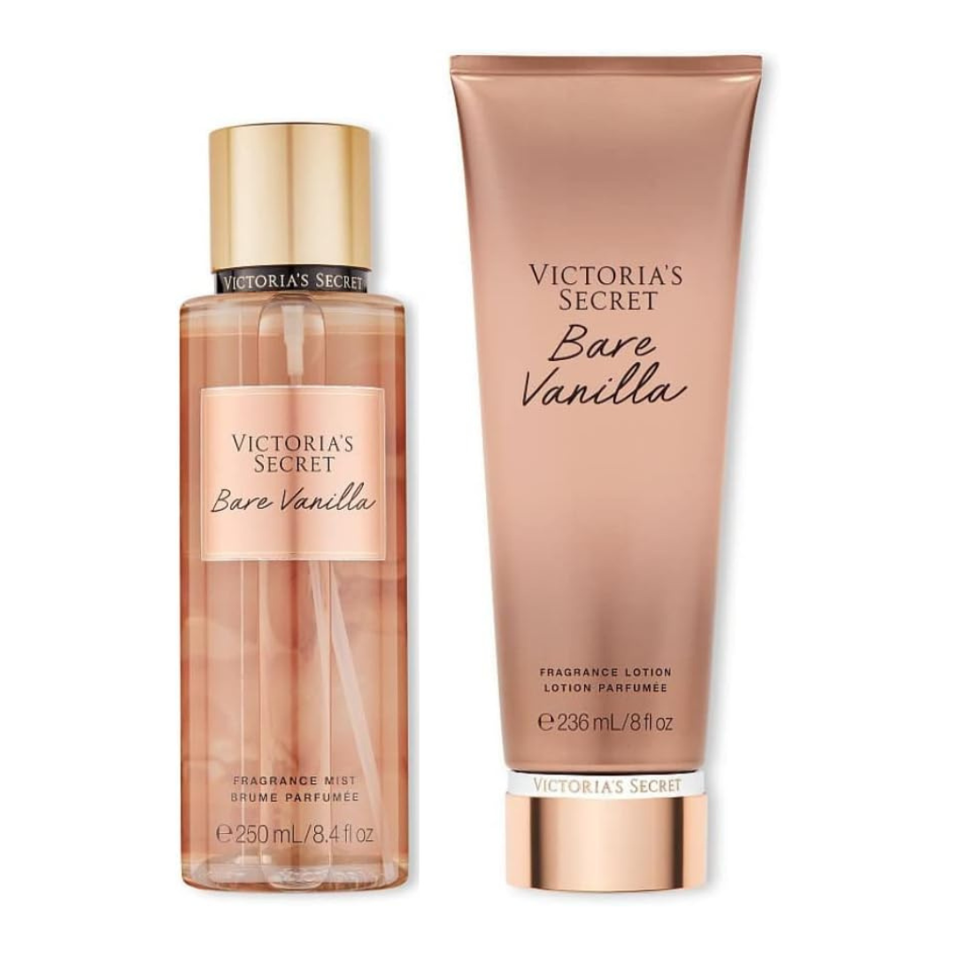Kit Body Splash + Hidratante Victoria ́s Secret Bare Vanilla