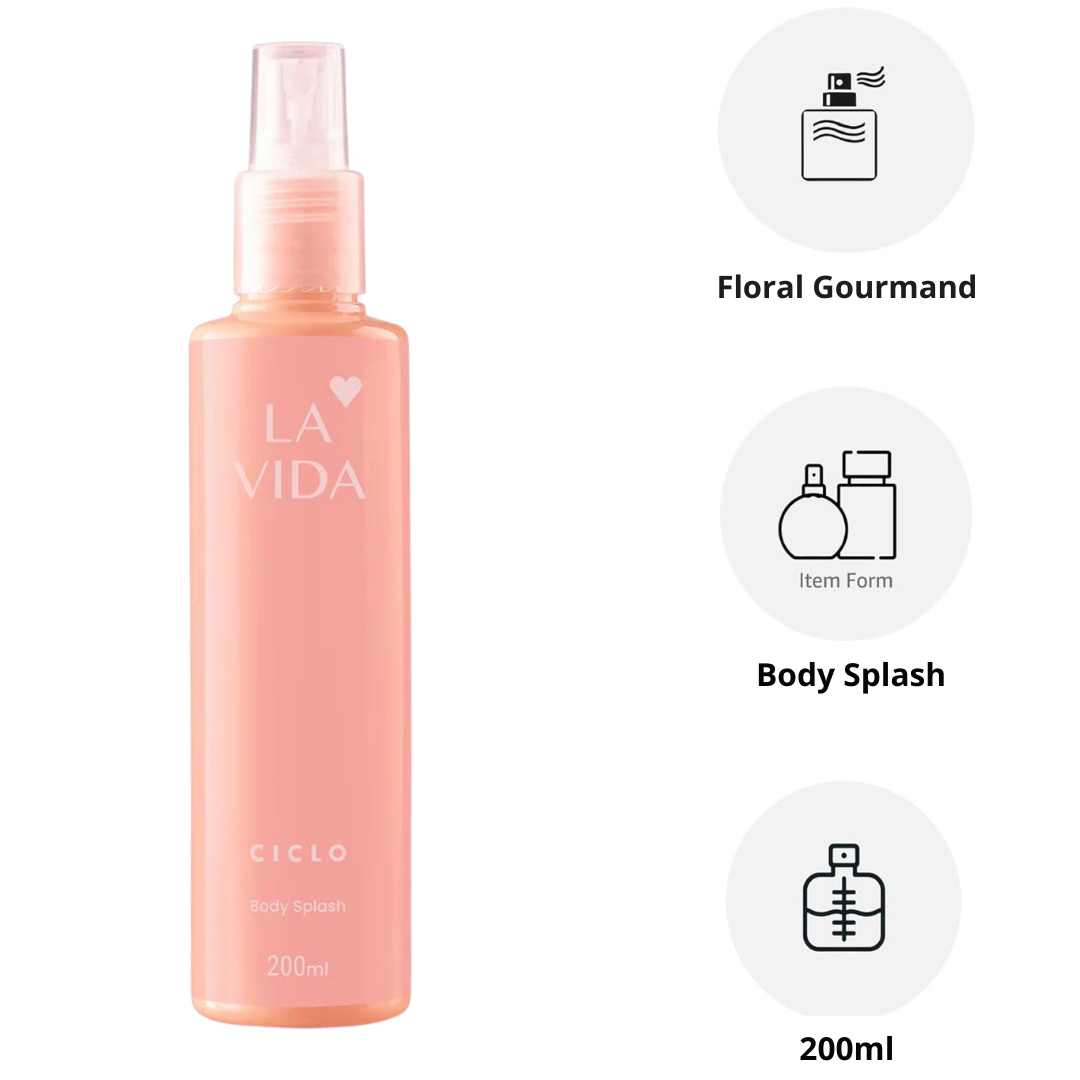 Body Splash La Vida 200ml