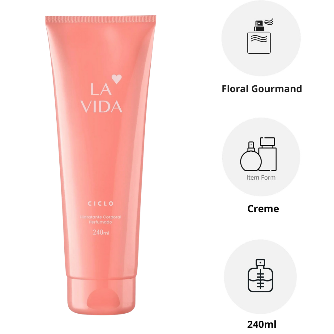 Loção Hidratante La Vida 240ml
