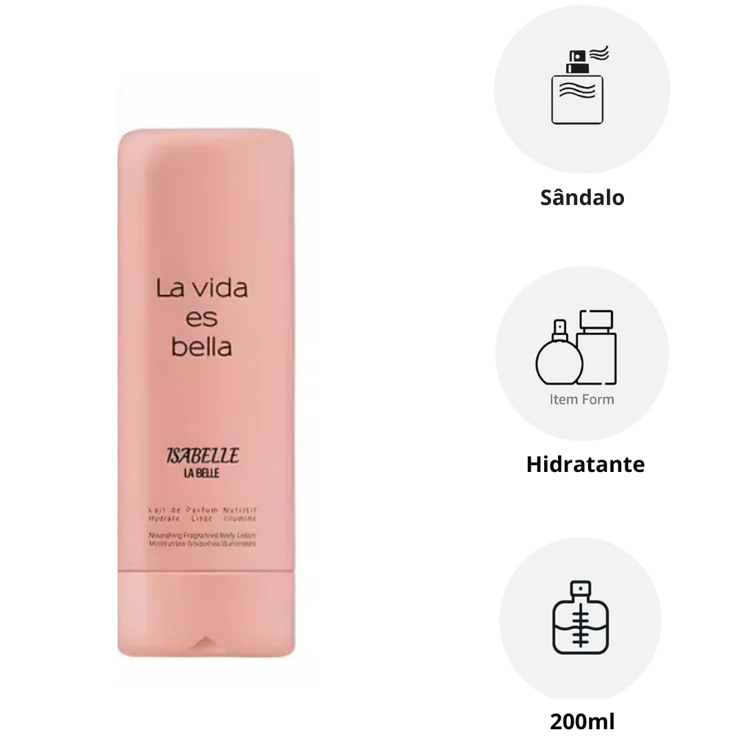 La vida es bella Creme Corporal Isabelle La Belle 200ml