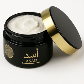 Kit Asad Lattafa - Perfume Asad 100ml, Pasta Hidratante Asad 200gr