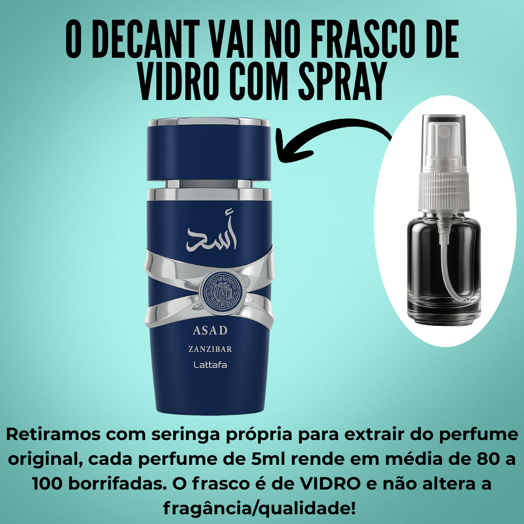 Asad Zanzibar Lattafa - Fracionado/Decant 5ml