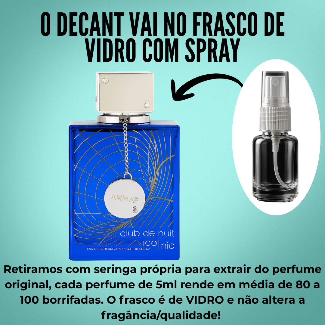 Club de Nuit Blue Iconic Armaf - Fracionado/Decant