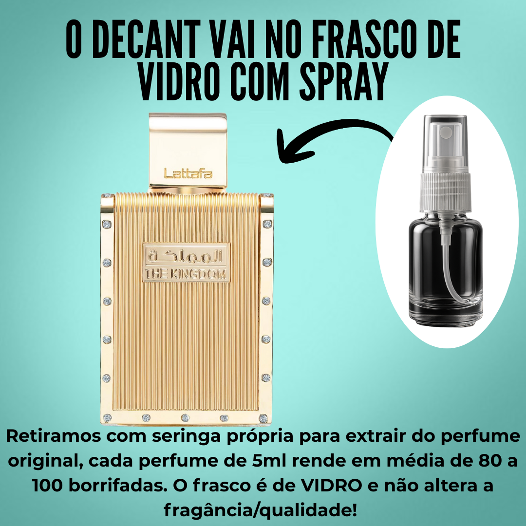 The Kingdom Lattafa - Fracionado/Decant 5ml