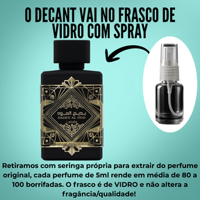 Badee Al Oud Oud for Glory Lattafa - Fracionado/Decant 5ml
