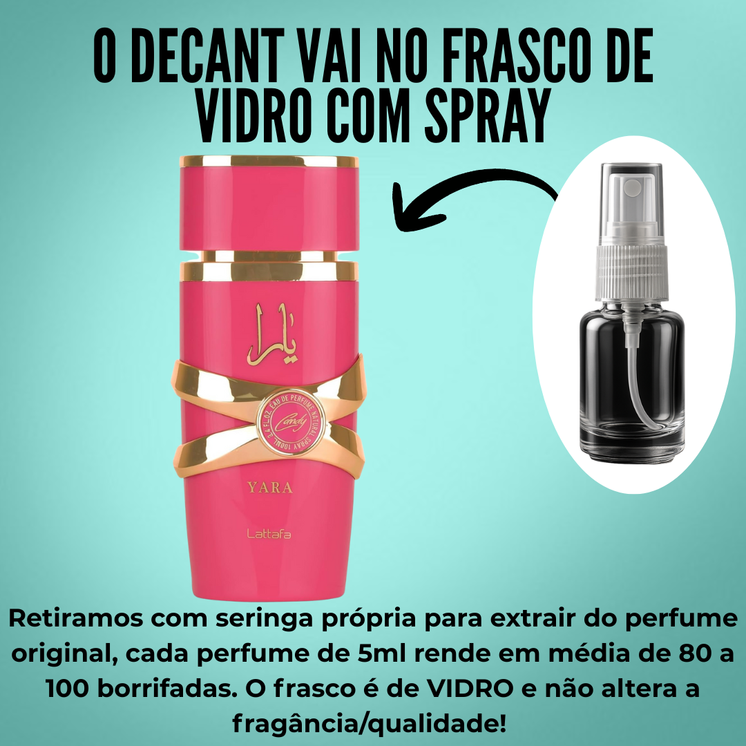 Yara Candy Lattafa - Fracionado/Decant 5ml