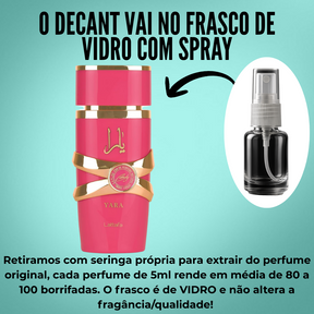 Yara Candy Lattafa - Fracionado/Decant 5ml