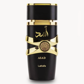 Kit Asad Lattafa - Perfume Asad 100ml, Pasta Hidratante Asad 200gr