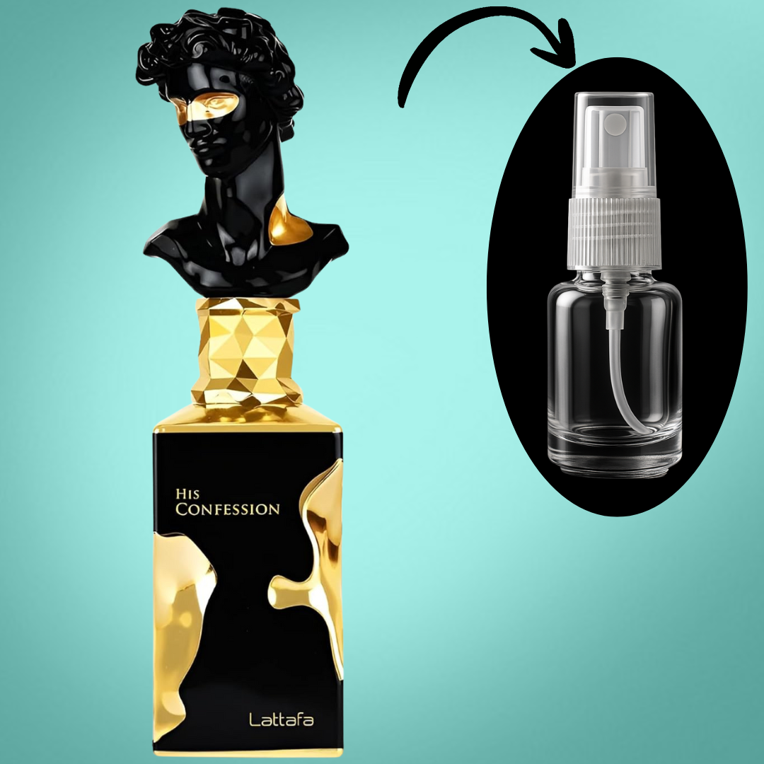 His Confession Lattafa - Fracionado/Decant 5ml