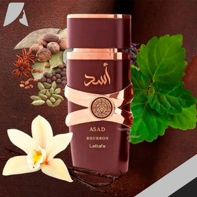 Asad Bourbon Lattafa Perfume Masculino 100ml