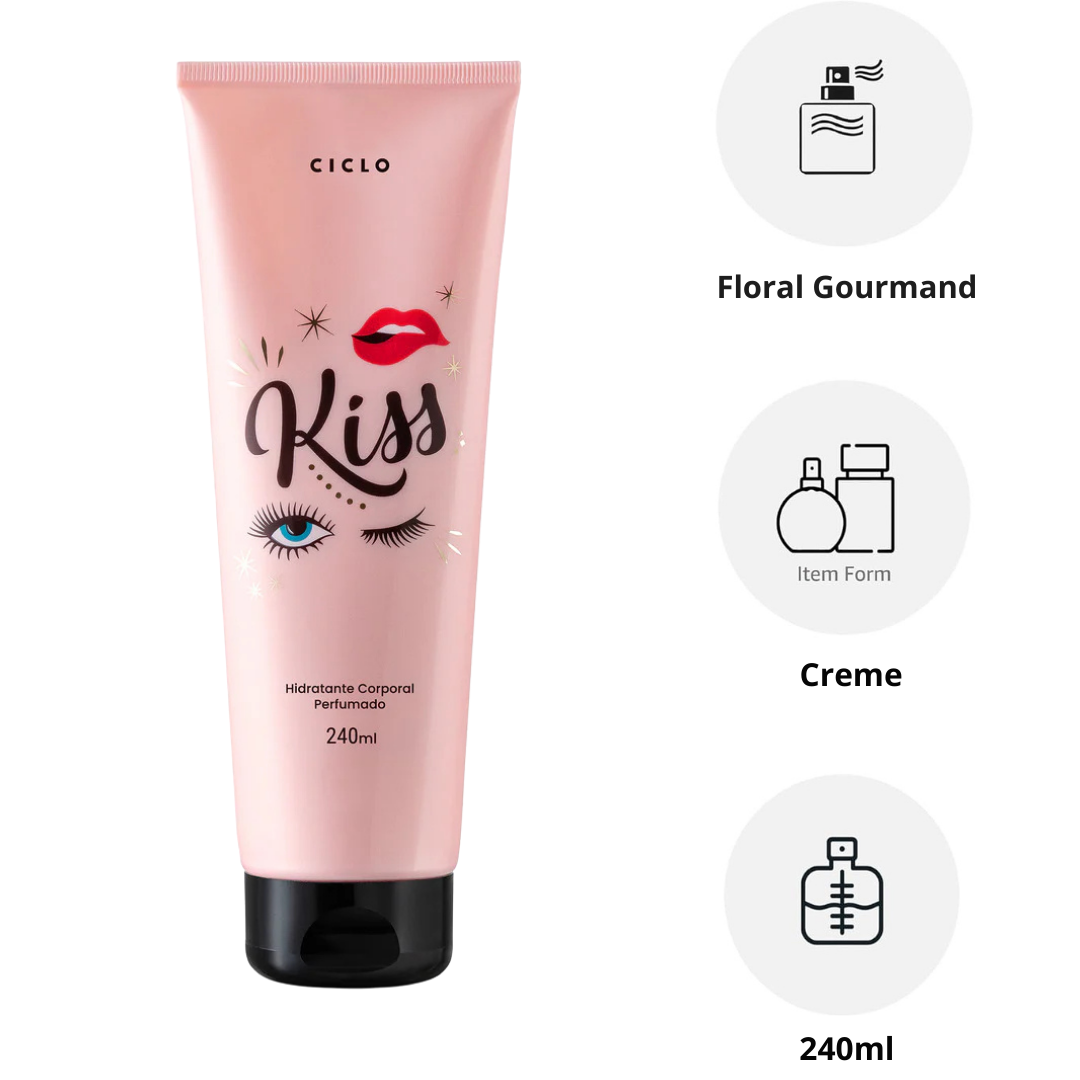 Loção Hidratante Kiss 240ml