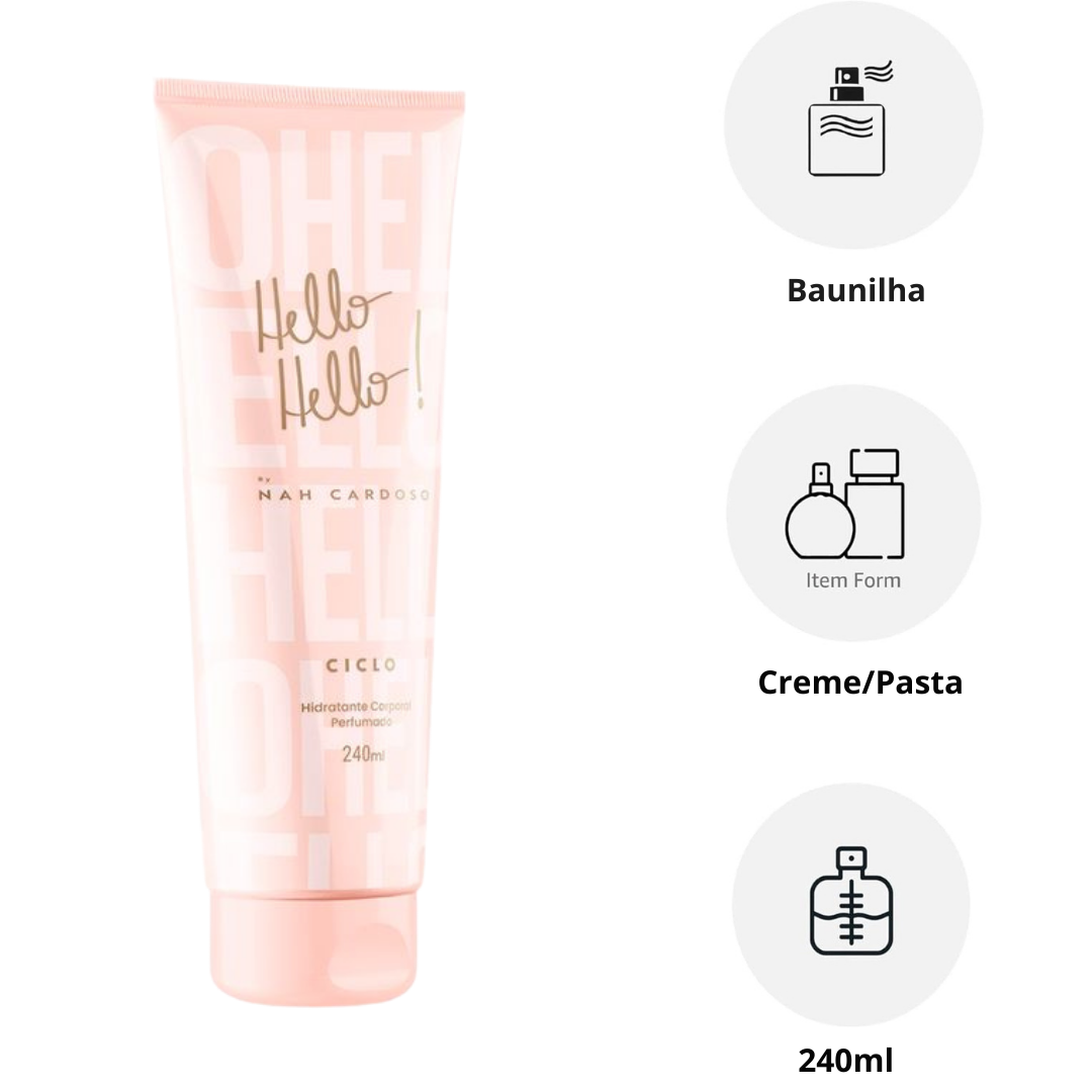 Loção Hidratante Hello Hello Nah Cardoso 240ml